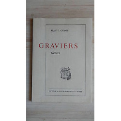 Jean E GUYOT Graviers poèmes exemplaire numéroté signé