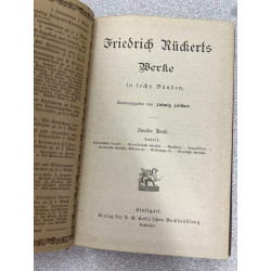 Cotta'sche Bibliothek der Weltliteratur - Friedrich Rückerts Werke...
