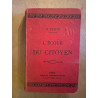 L'école du citoyen histoire et morale à l'usage des cours d'adultes