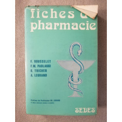 Fiches de pharmacie
