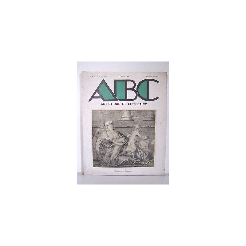Magazine ABC ARTISTIQUE et LITTERAIRE n66 art