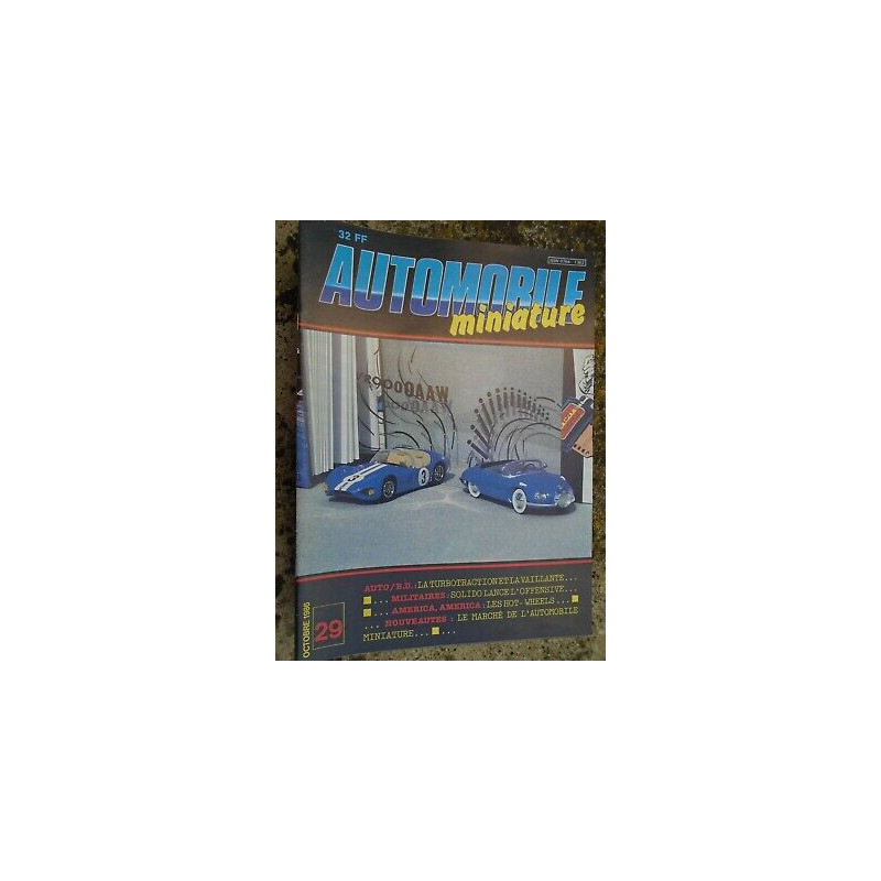 Automobile Miniature n 29 Octobre 1986