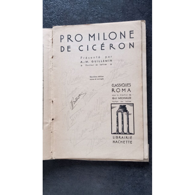 Pro Milone de cicéron