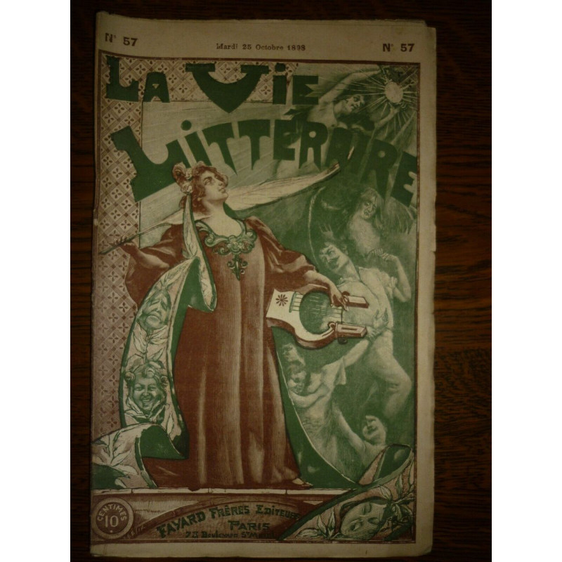 La Vie Littéraire n57 Mardi 25 Octobre 1898 Fayard