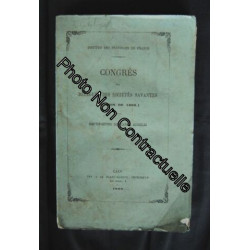 Institut des Provinces de France Congrès des Délégués des sociétés...
