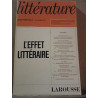 littérature revue trimestrielle n14 mai 1974 L'Effet Littéraire
