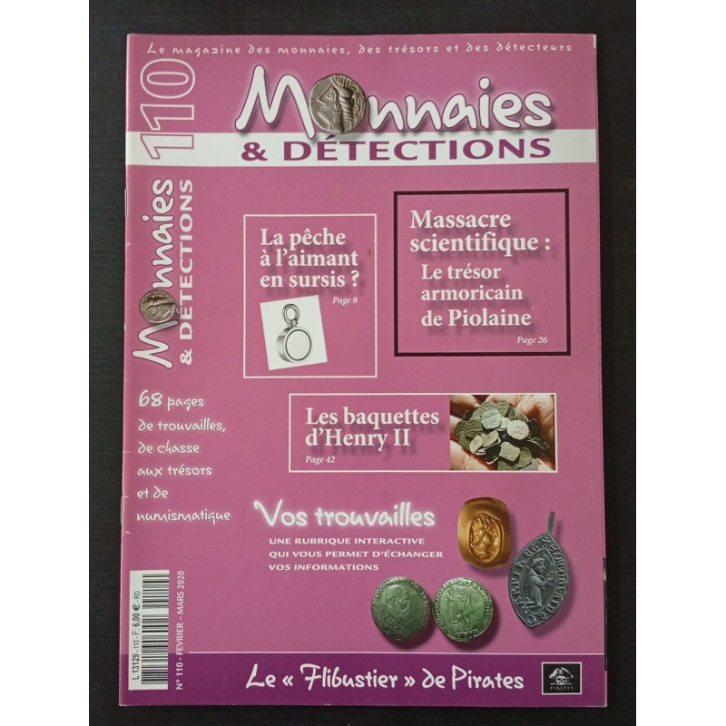 Monnaies et Détections N.110 - Fevrier - Mars 2020