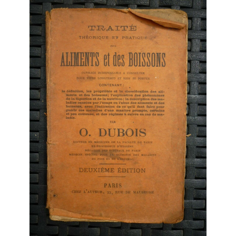 O. Dubois Traité théorique et pratique des aliments et des...
