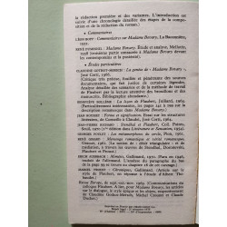 Flaubert madame bovary