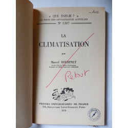 Que sais-je? N° 1387 La climatisation