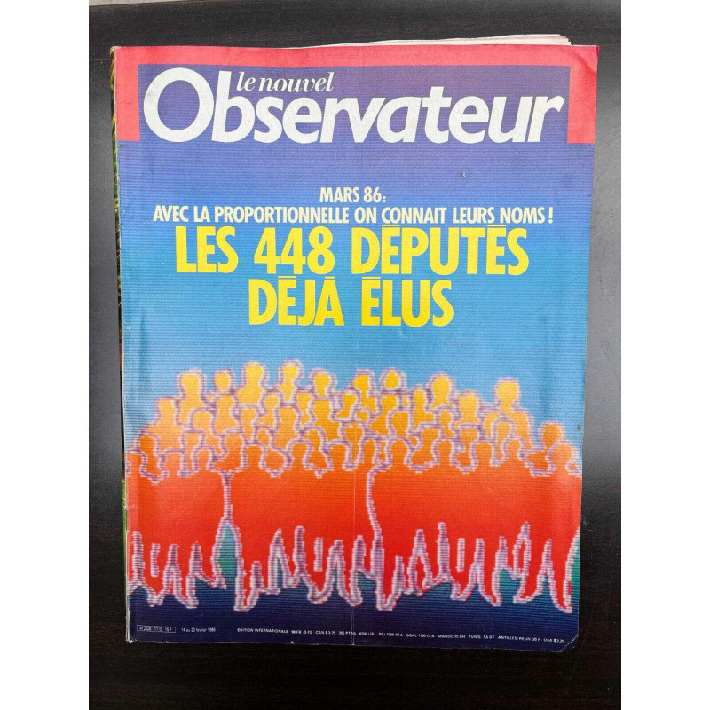 Le Nouvel Observateur N1110 - Les 448 députés déjà élus