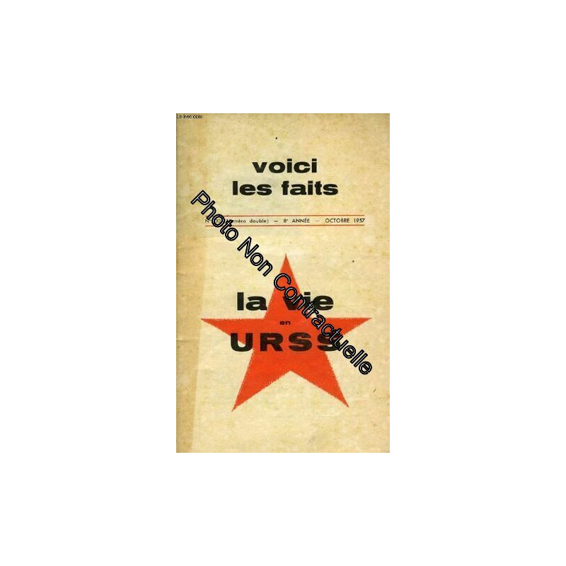 Voici les faits la vie en urss n° 30 8e annee oct. 1957