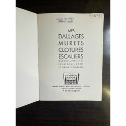 Mes dallages murets Clôtures La Maison rustique 1966