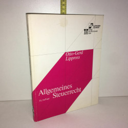 Otto gerd Lippross dédicace ALLGEMEINES STEUERRECHT Otto Schmidt
