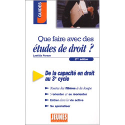 Que faire avec des études de Droit ? 2e édition