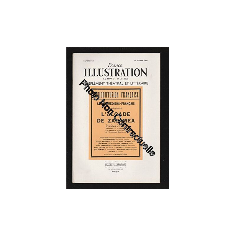 France Illustration le monde illustré supplément Théatral et...