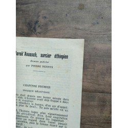 Mon Roman policier Marak Aouasch sorcier éthiopien - Pierre dennys