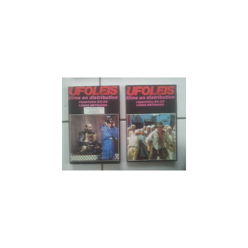 lot Répertoire UFOLEIX Citévox films en distribution 83 84 et 84 85