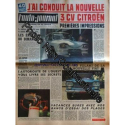 AUTO JOURNAL (L') [No 271] du 04/05/1961 - J'AI CONDUIT LA...