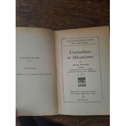 r Bricard Cinématique et Mécanismes Armand colin