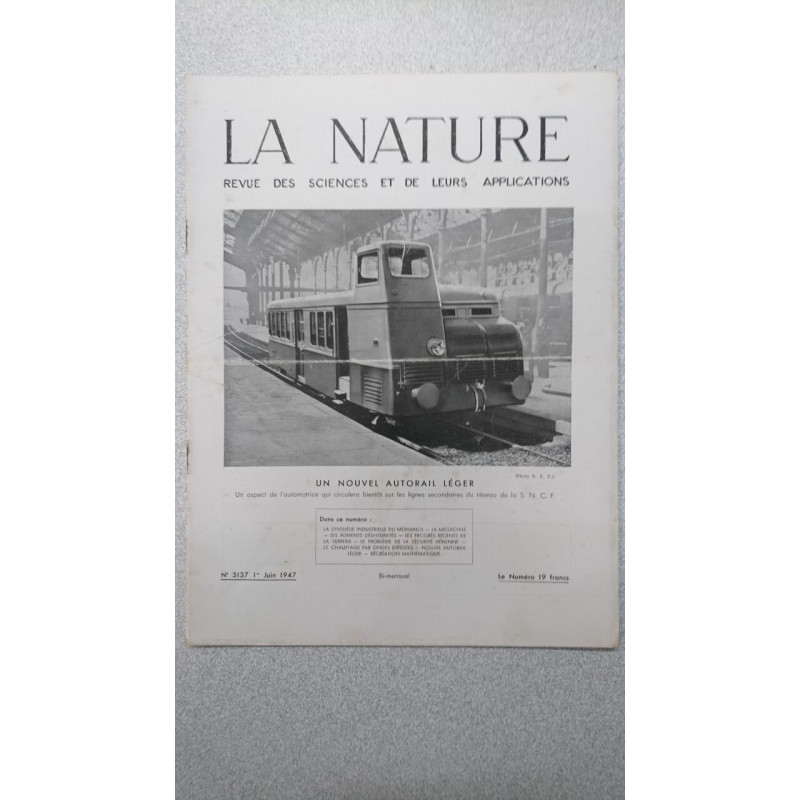 La nature N.3137 - Juin 1947