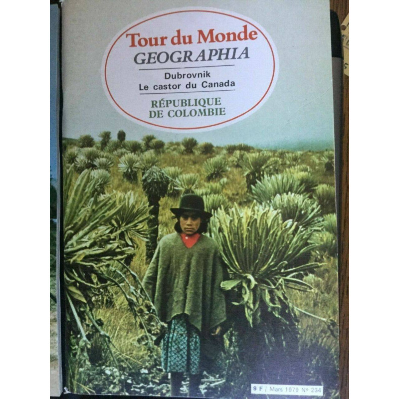 Tour du Monde geographia Mars 1979 N 234 dubrovnik Le Castor du Canada