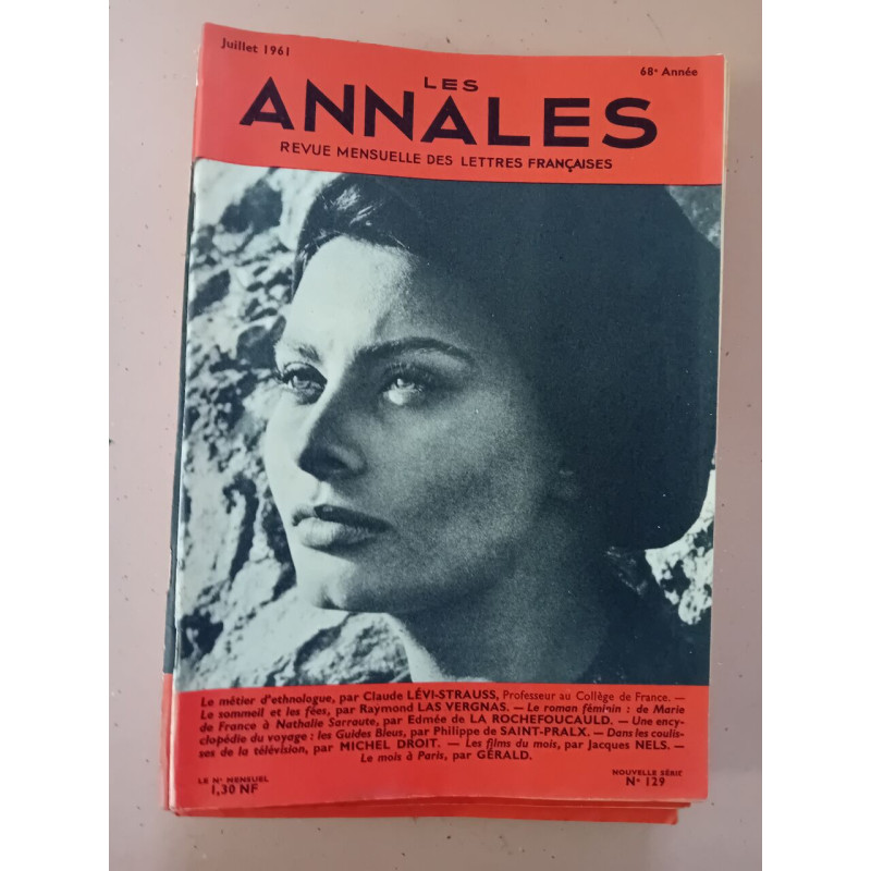Revue Les annales des lettres françaises N° 129