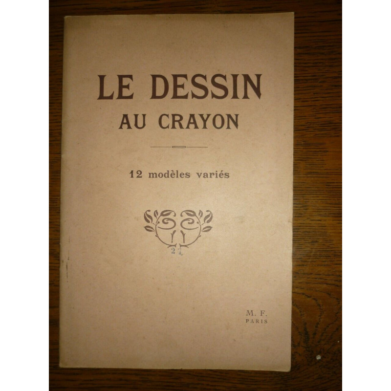 Cahier vierge Le dessin au crayon 12 modèles variés m f Paris