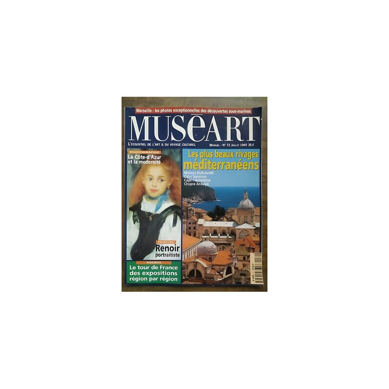 Muséart n72 Juillet 1997 L'essentiel de l'art du voyage culturel