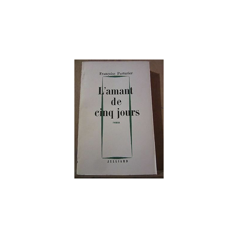 L'amant de cinq jours Service de Presse