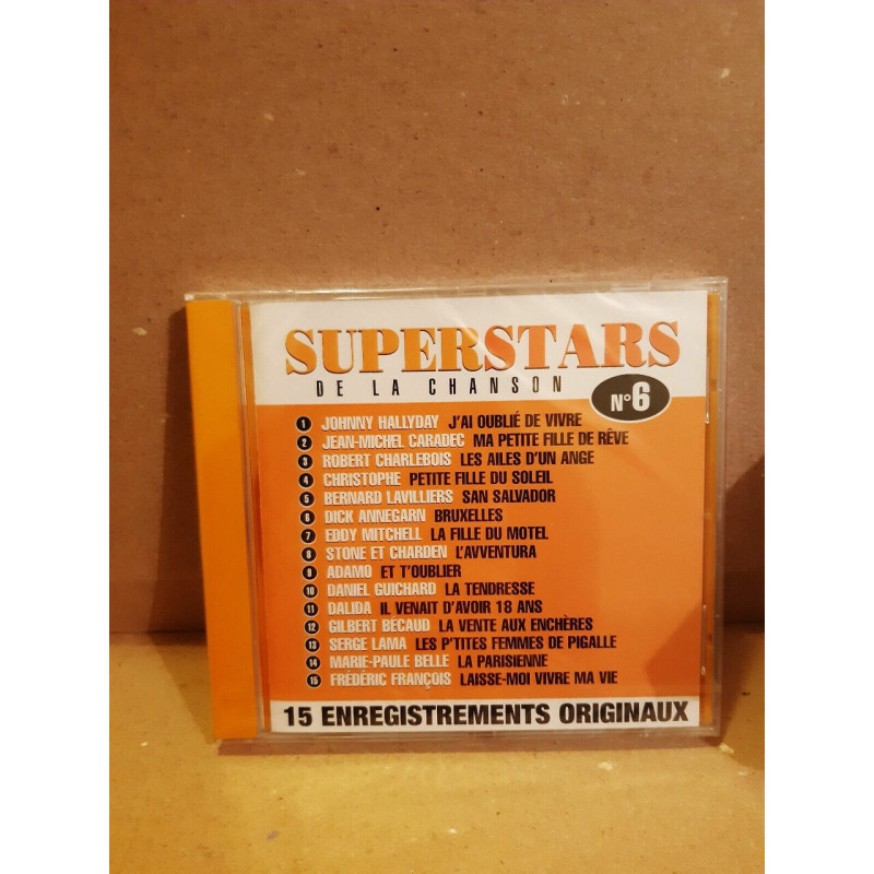 Superstars de la chanson N6 CD NEUF SOUS BLISTER