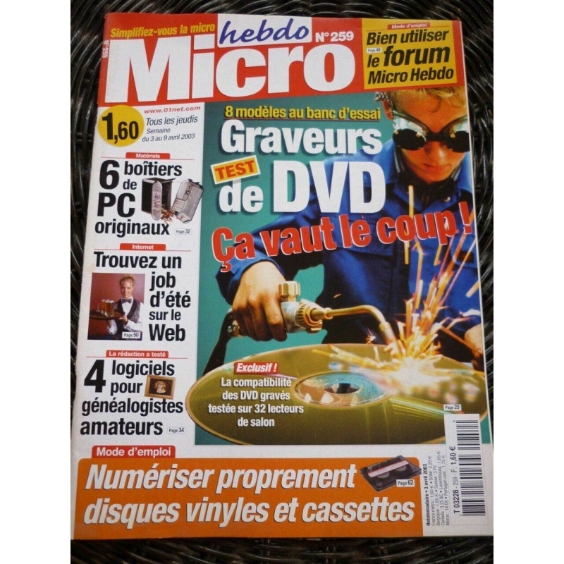 HEBDO MICRO n259 3 avril 2003