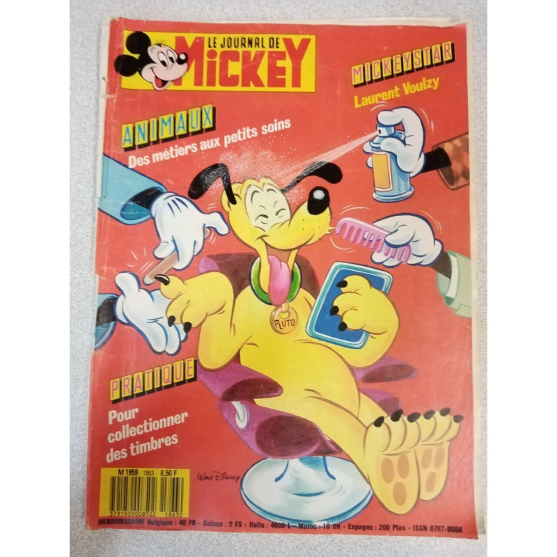 Le Journal de Mickey nº 1863 / Mars 1988
