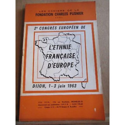 Les Cahiers de la Fondation 2ème congrès de l'ethnie française