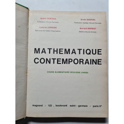 Mathématique contemporaine ce2