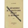 Le département de la haute-savoie pendant la révolution / tome 1
