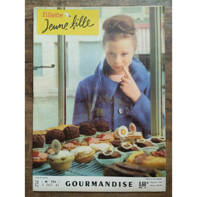 Fillette jeune fille n794 5 Octobre 1961