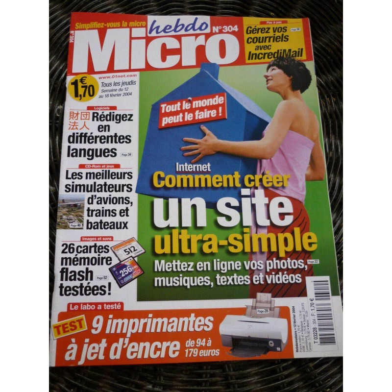 HEBDO MICRO n304 12 février 2004