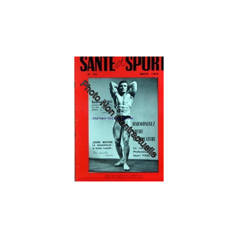 SANTE ET SPORT [No 53] du 01/03/1969 - RAYMOND EVERLET - JOHN...
