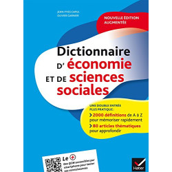 Dictionnaire d'économie et de sciences sociales