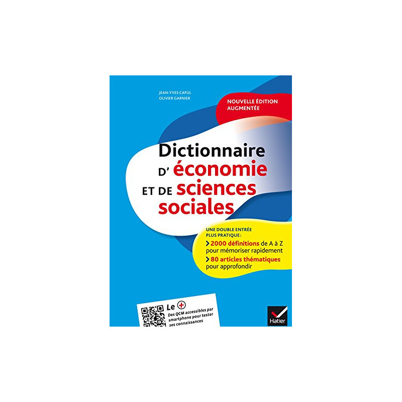 Dictionnaire d'économie et de sciences sociales