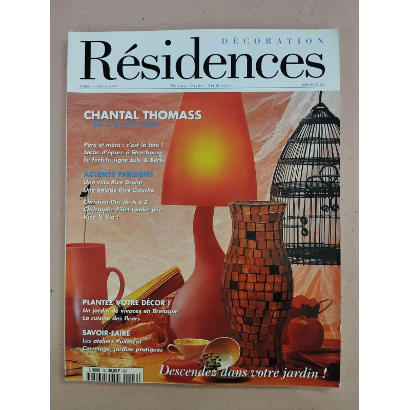 Revue Résidences Décoration N° 16