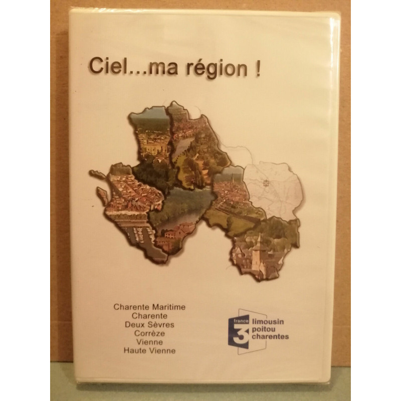 Ciel.. ma région!- Charente-Maritime Deux Sèvres Vienne DVD Neuf...