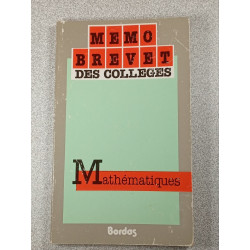Memo Brevet des Colleges Mathematiques