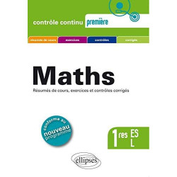 Maths Premières ES et L Conforme au Programme 2011