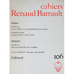 Cahiers Renaud Barrault n° 106 : Duras / Beckett