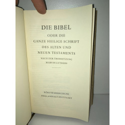 DIE BIBEL ODER DIE GANZE HEILIGE SCHRIFT Martin Luthers Hausbibel