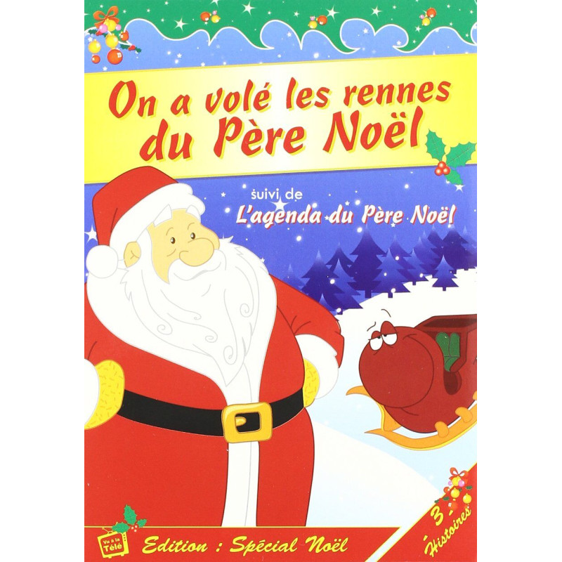 Coffret noël 3 films : on a volé les rennes du père noël , le...