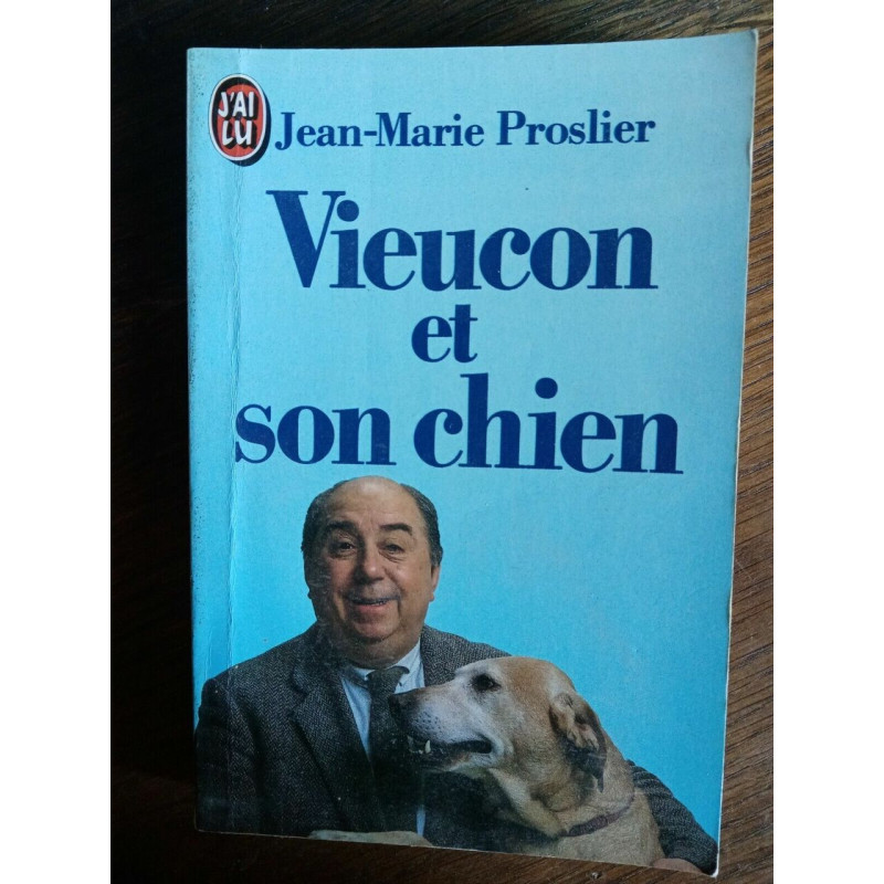 jean marie Proslier Vieucon et son chien J'ai lu