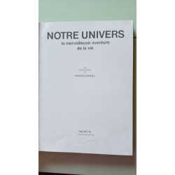 Notre univers la merveilleuse aventure de la vie